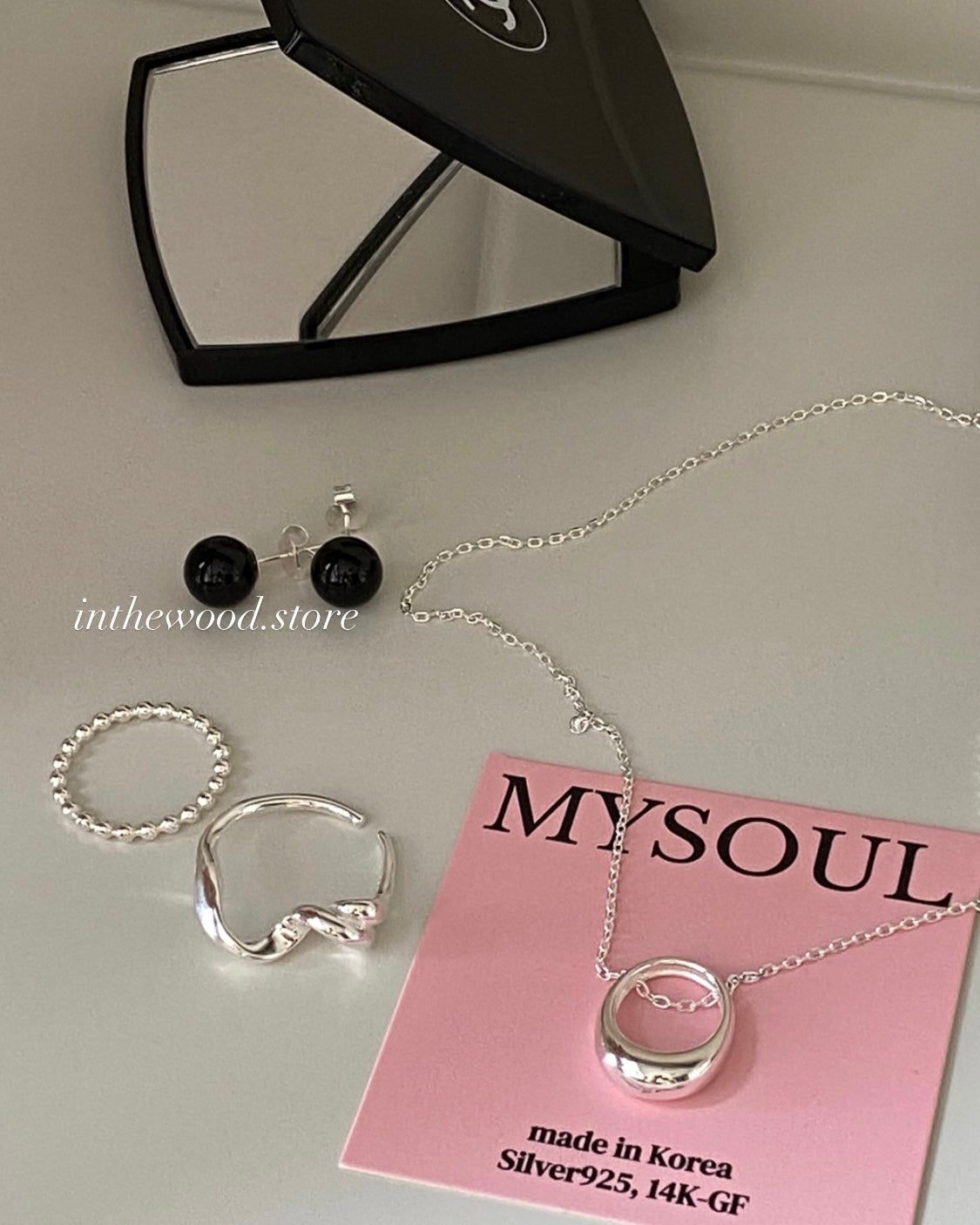 [925silver] Daily O Necklace