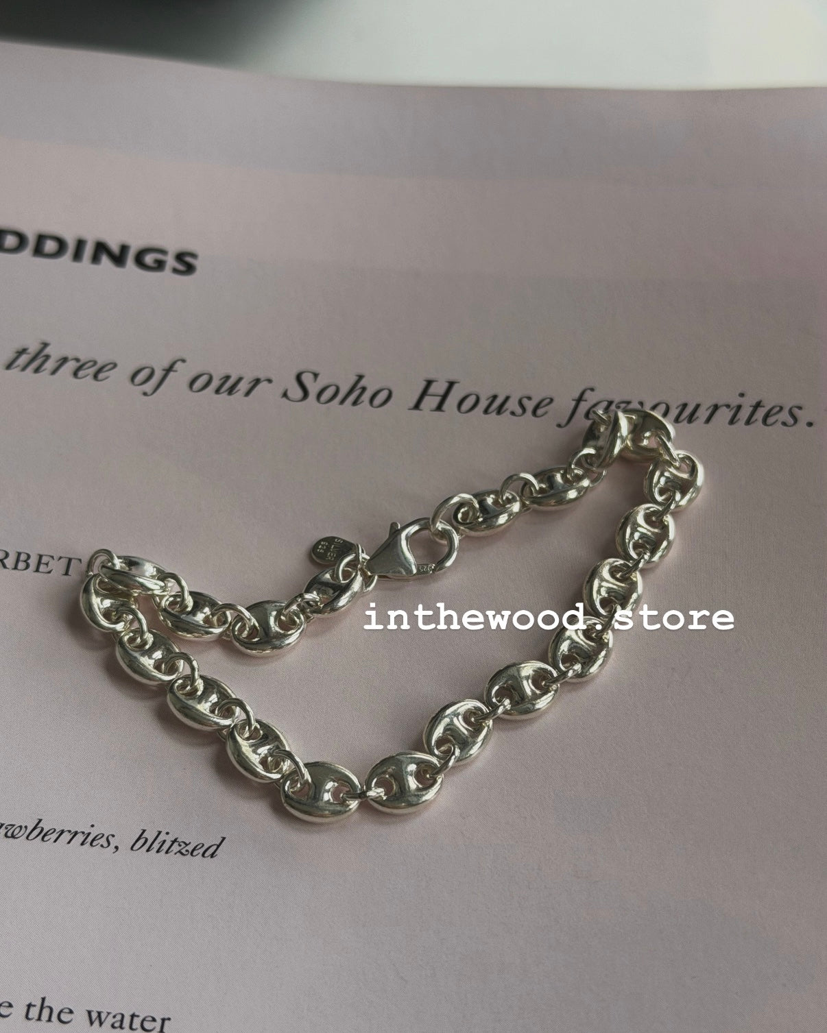 [925silver] Plump Toggle Bracelet-6mm