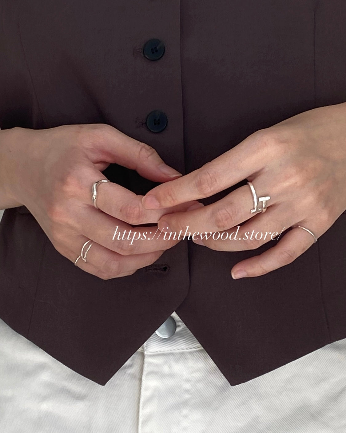 [925silver] MINI Rings SET