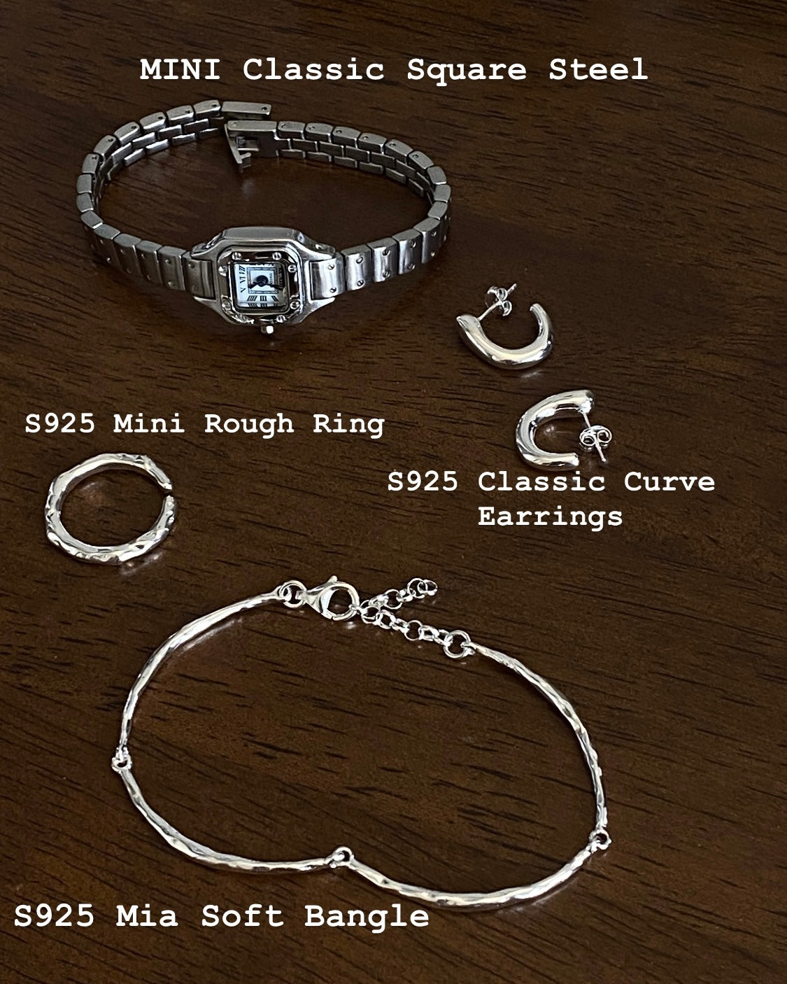 [925silver] Classic Curve Earrings