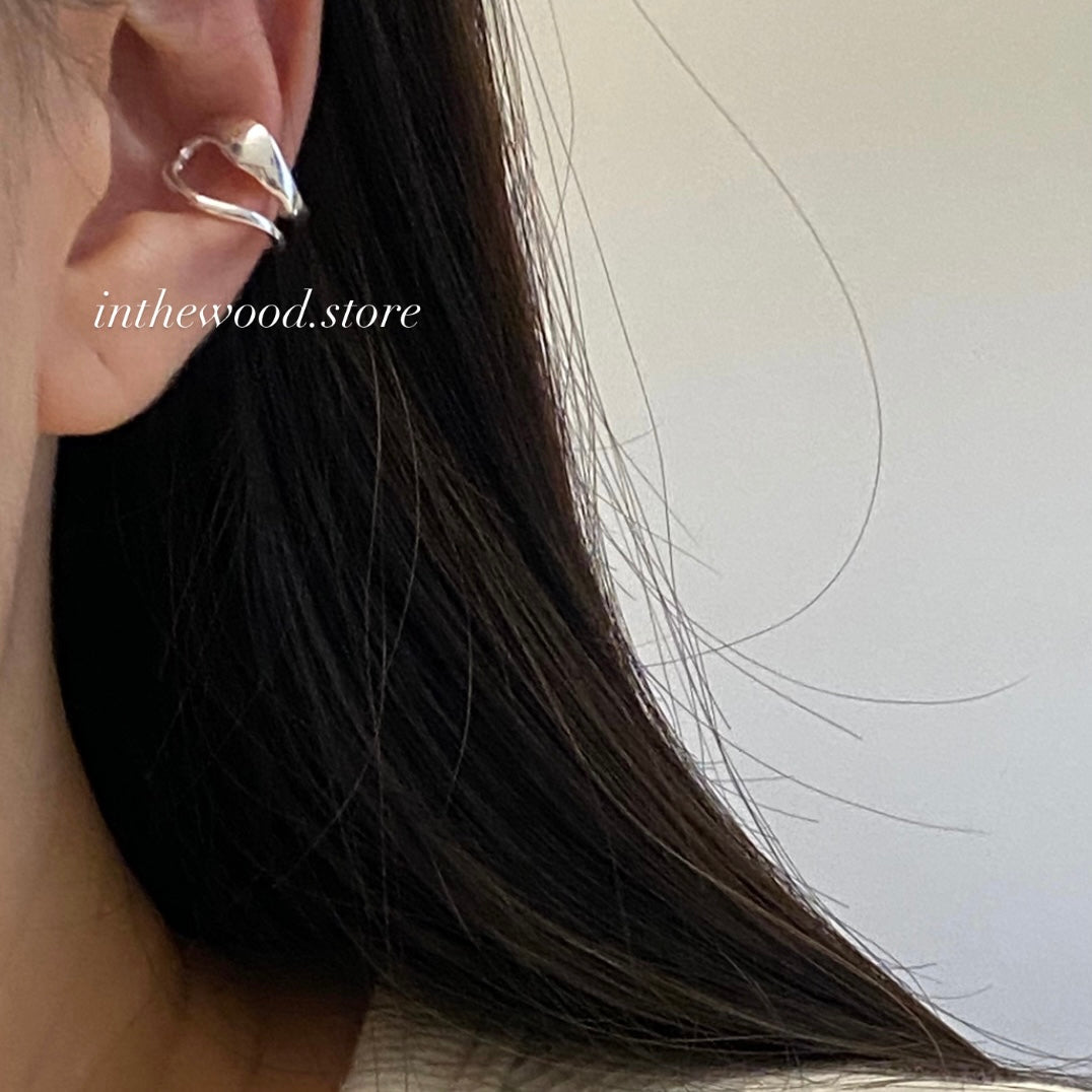 [925silver] Folding Ear Cuff