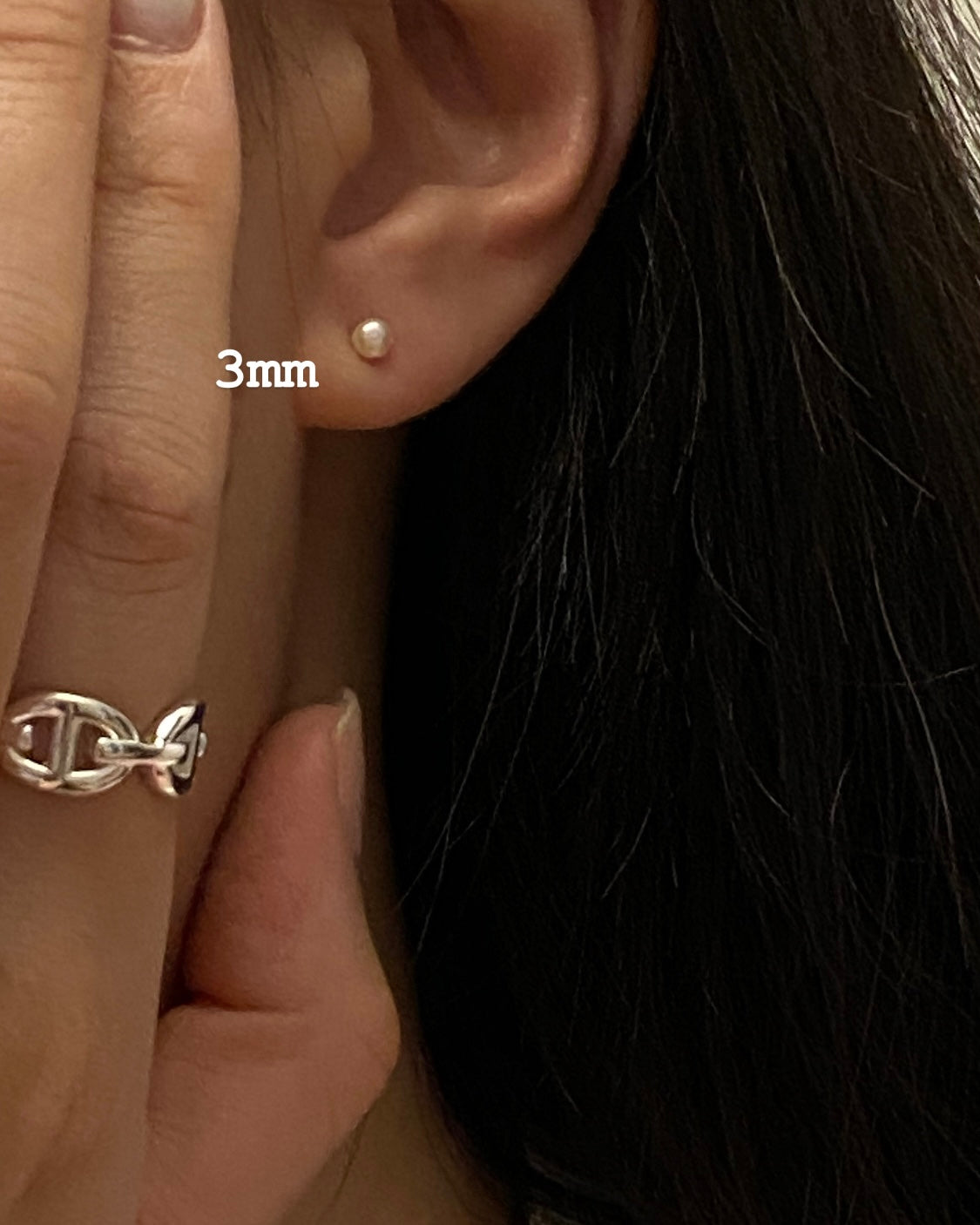 [925silver] Mini Pearl Earrings