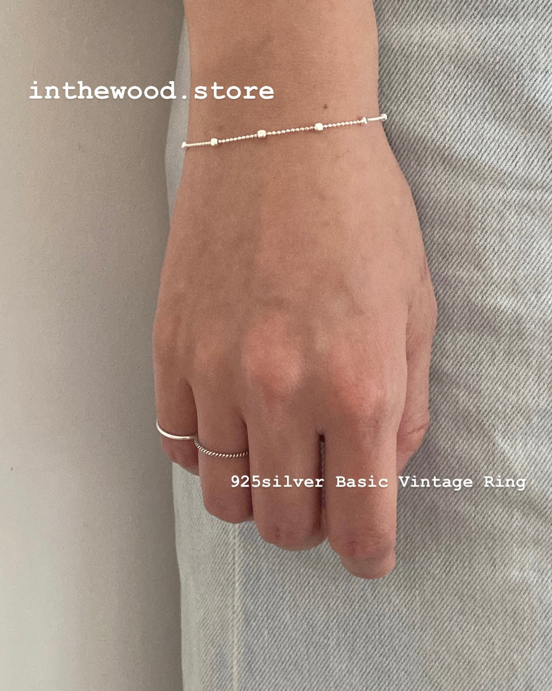 [925silver] Basic Vintage Twist Ring