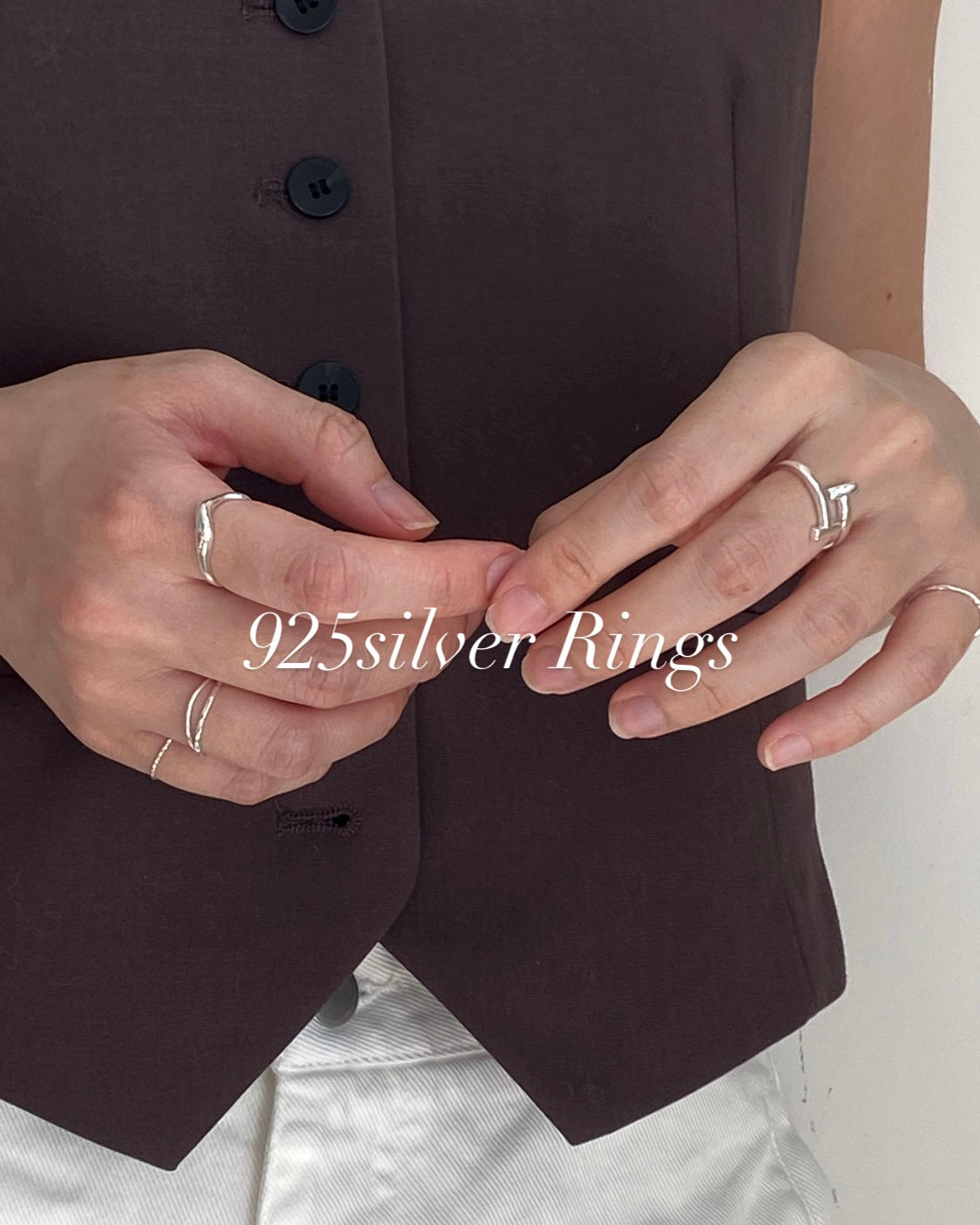 [925silver] MINI Rings SET