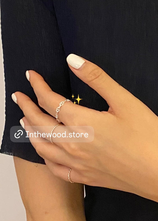 [925silver] Soft Toggle Ring