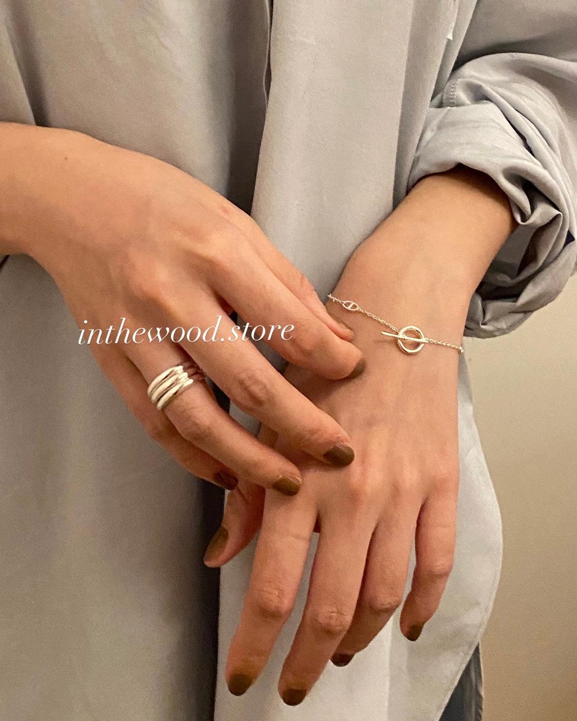 [925silver] Toggle TO Bracelet