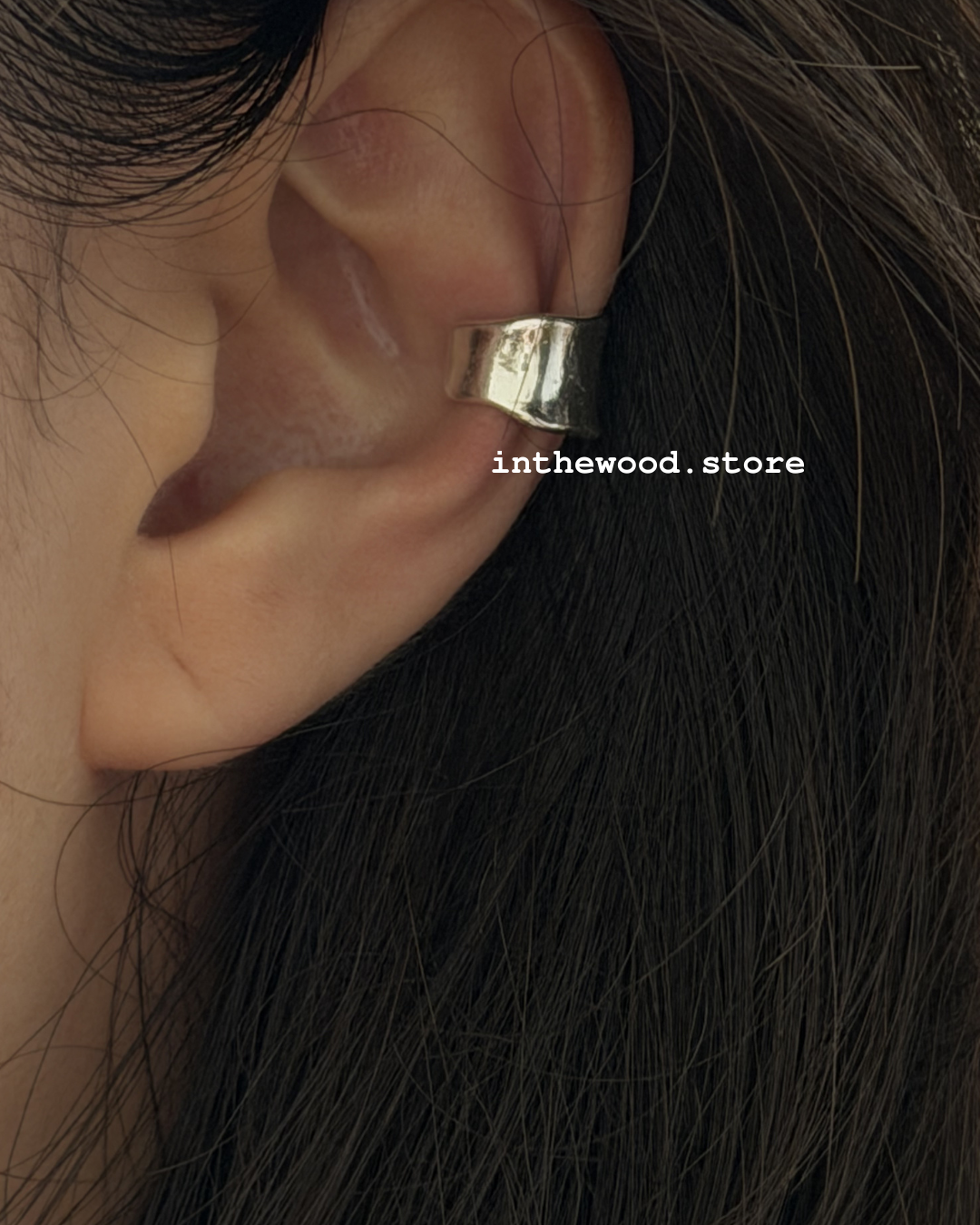 [Handmade 925silver] Paper Band Ear Cuff