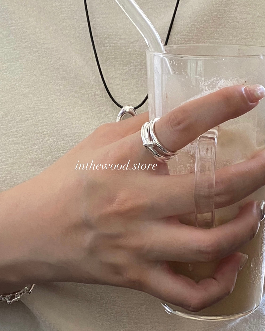 [925silver] Layers Knot Ring