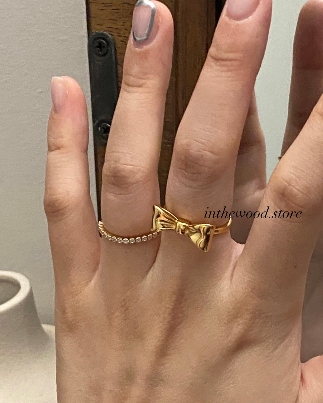 [925silver] Ribbon Ring #2