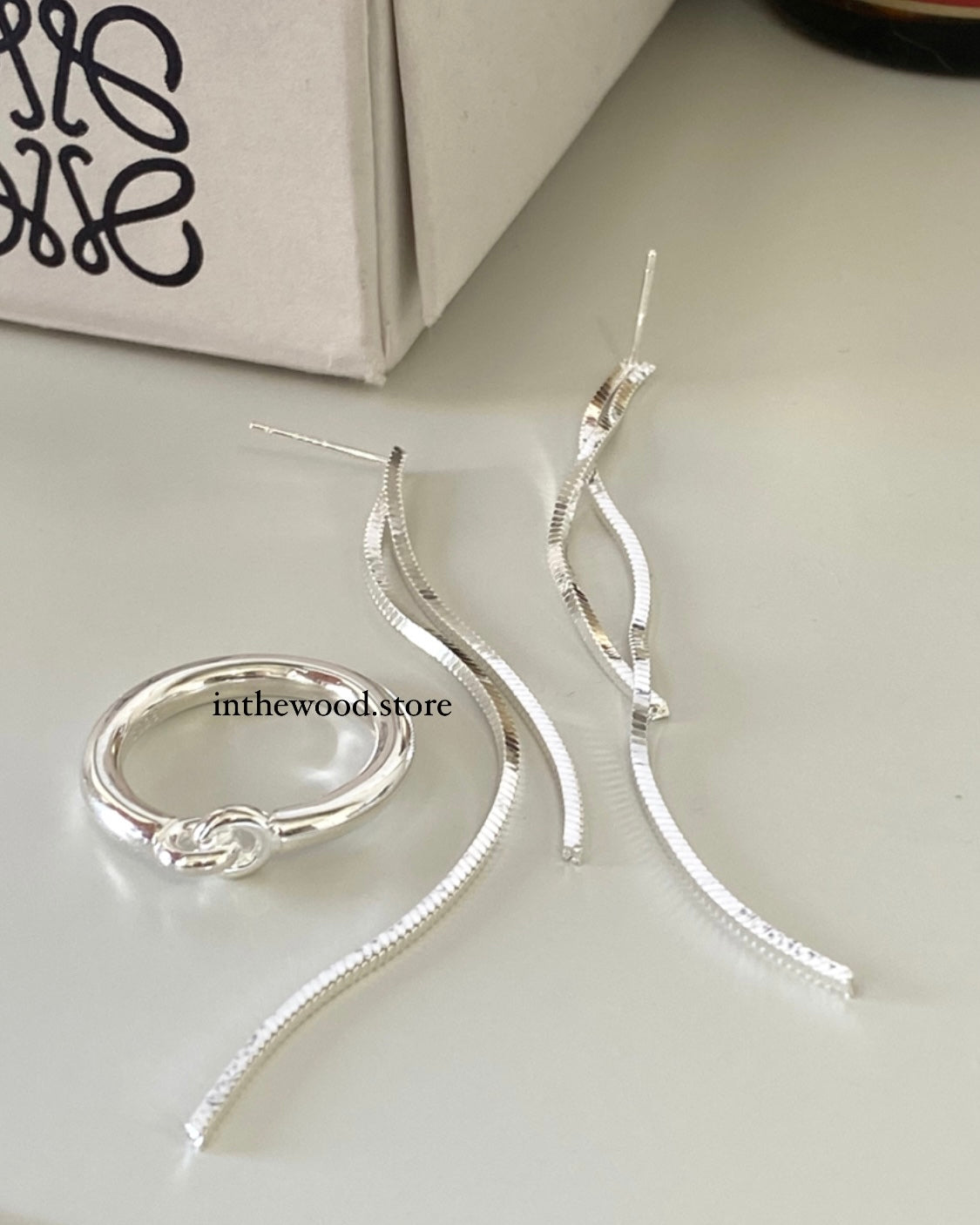 [925silver] Daily Lines Earrings