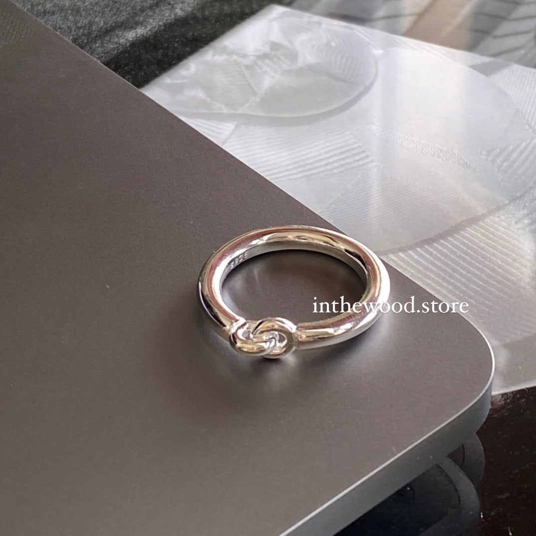 [925silver] Q ring