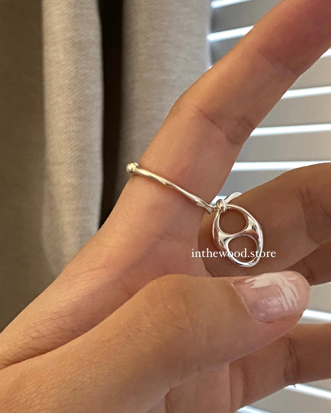 [925silver] Oh Toggle Ring