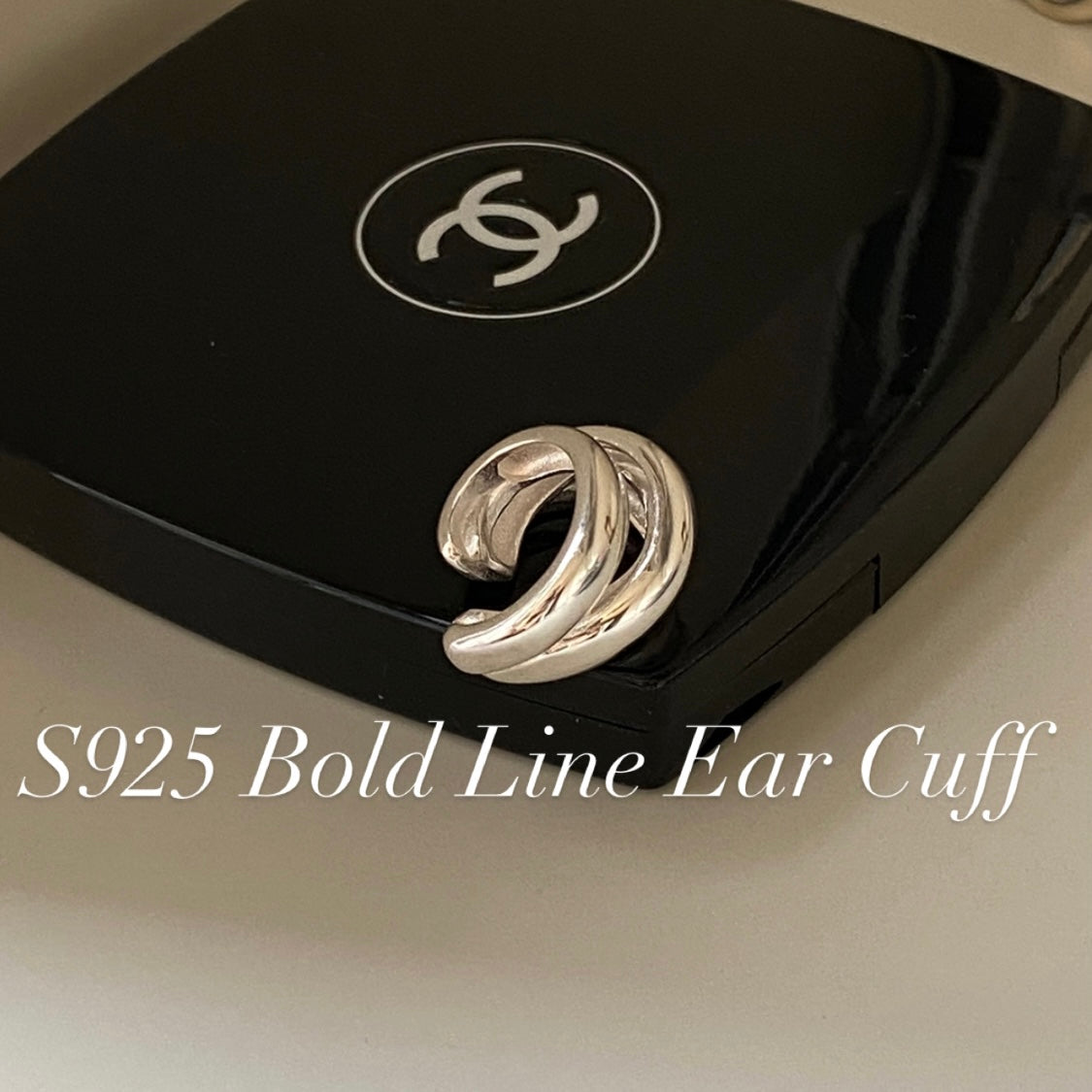 [925silver] Bold Line Ear Cuff