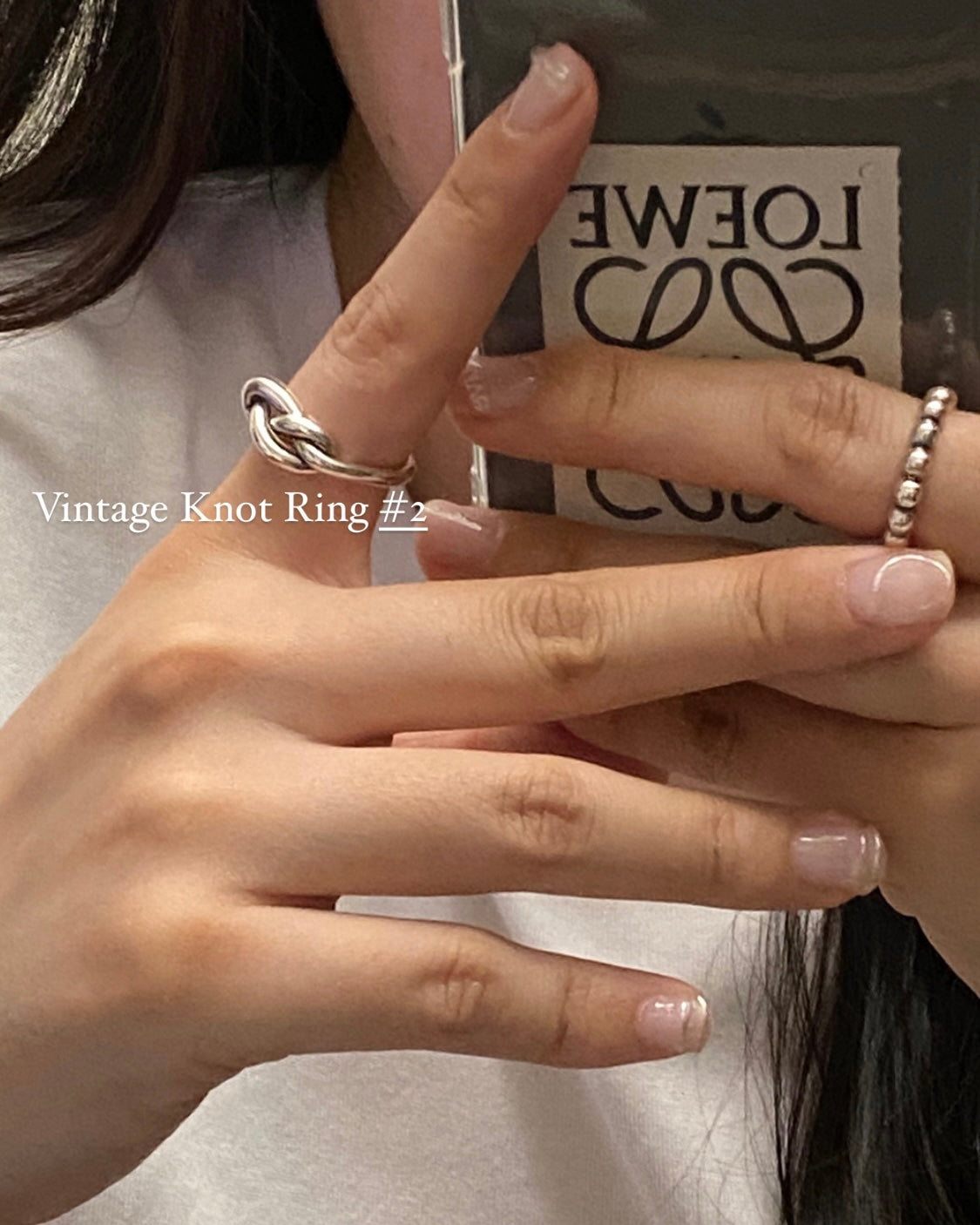 [925silver] Vintage Knot Ring #2