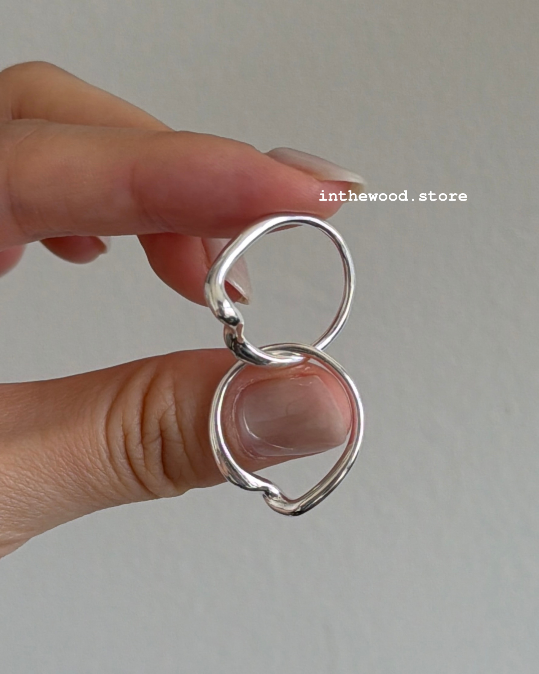[925silver] MINI Double Knot Ring
