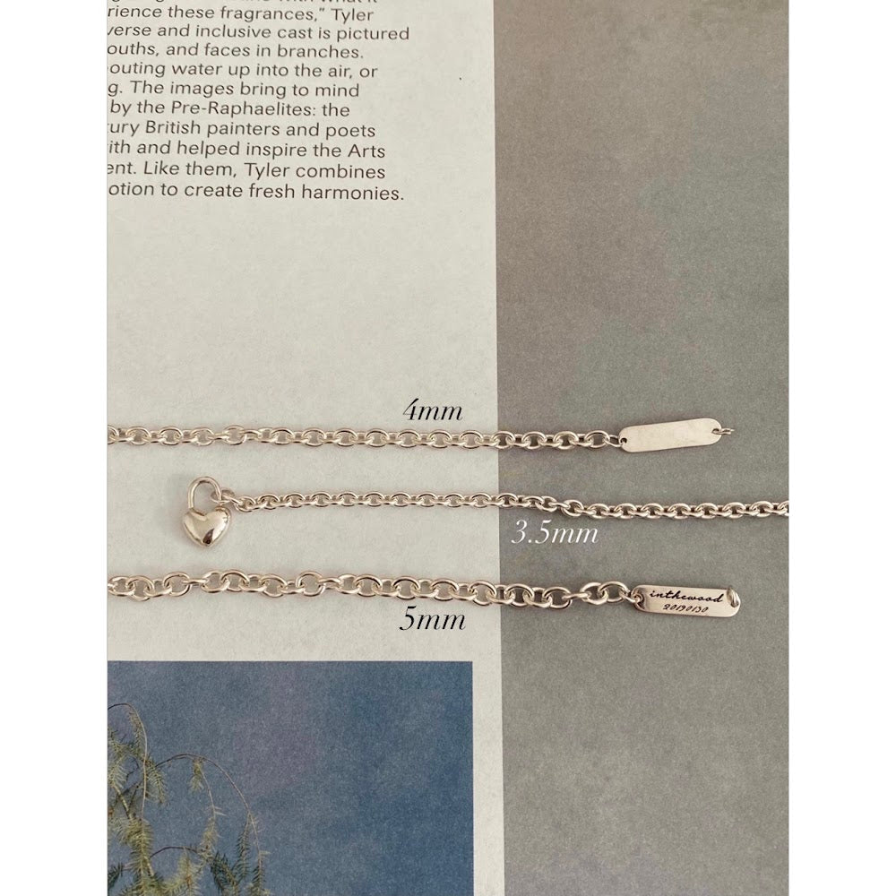 [925silver] 客制刻字 Daily Chain Bracelet
