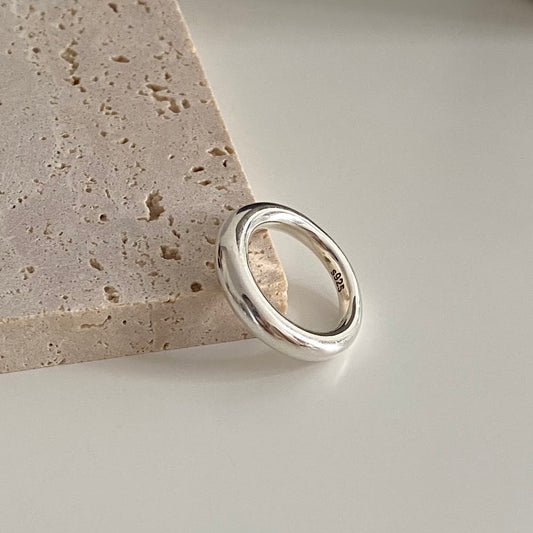 [925silver] Flat Ring