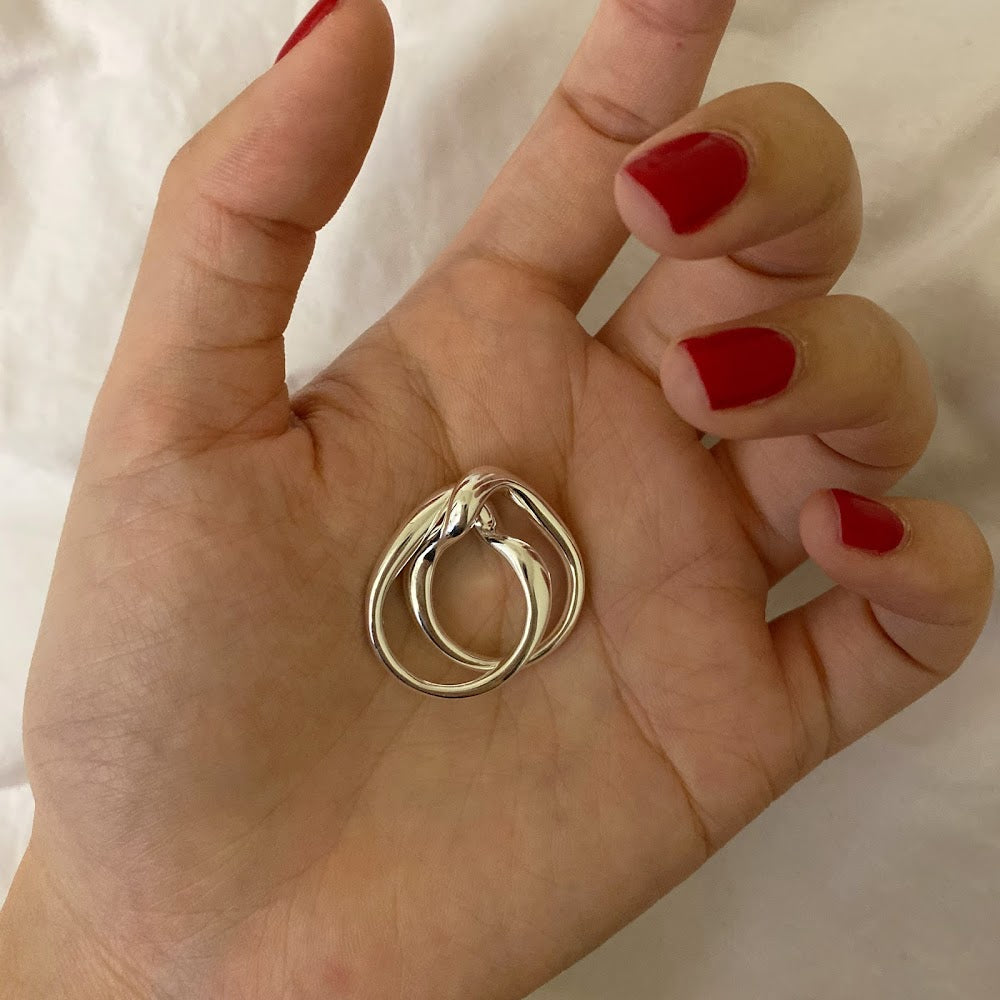 [925silver] Double Knot Ring