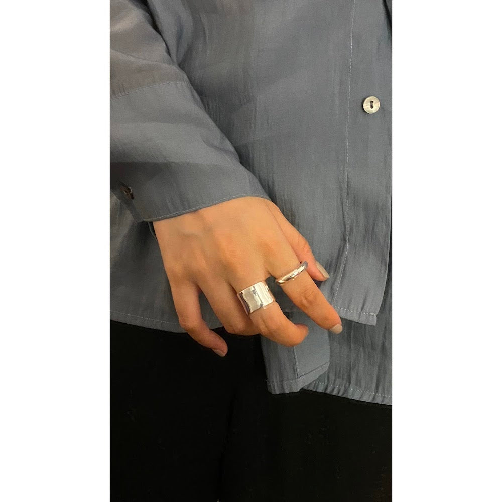 [925silver] Flat Ring