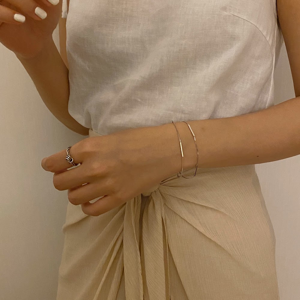 [925silver] Stick Layer Bracelet – MYSOUL @inthewood