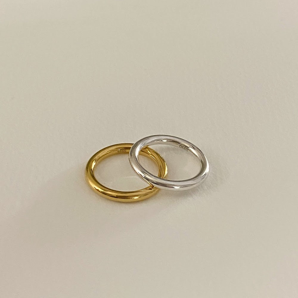 [925silver] Basic Ring #2