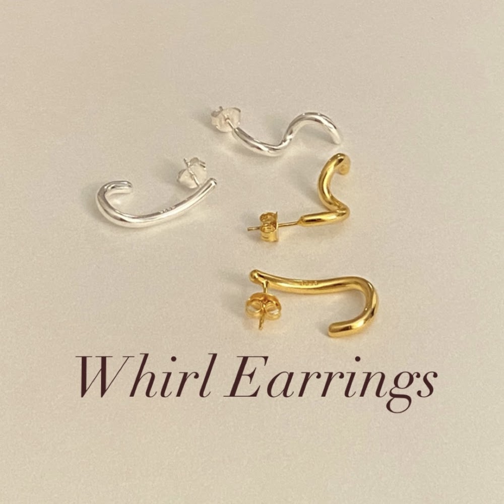 推薦款✨ [925silver] Whirl Earrings