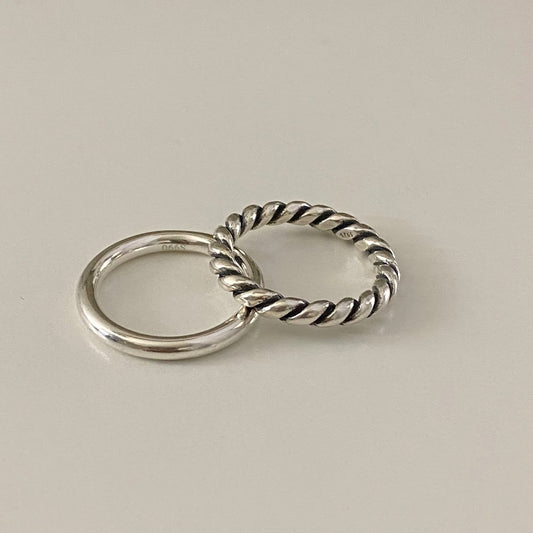 福利款🎀[925silver] Vintage Twist Ring