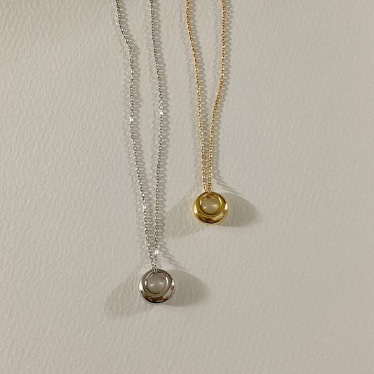 [925silver] Donut Necklace