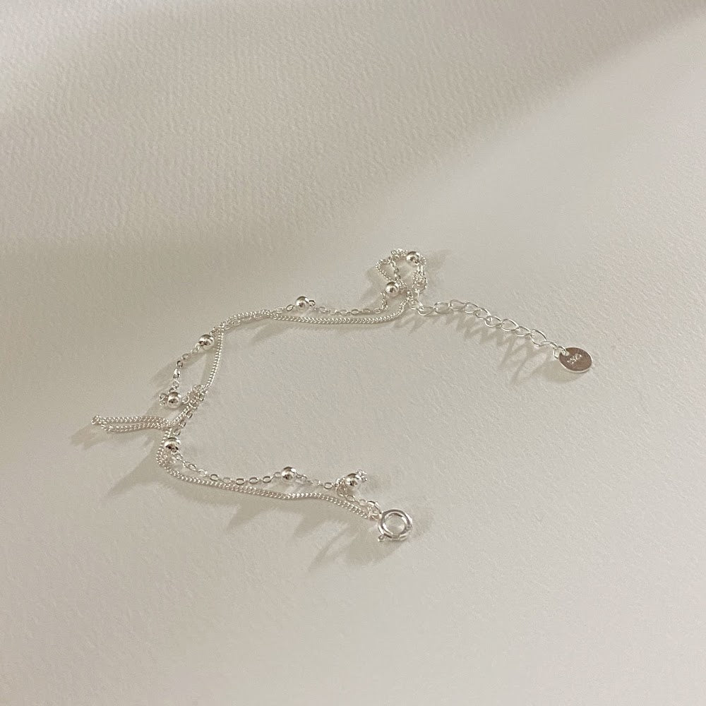 [925silver] Conte Anklet