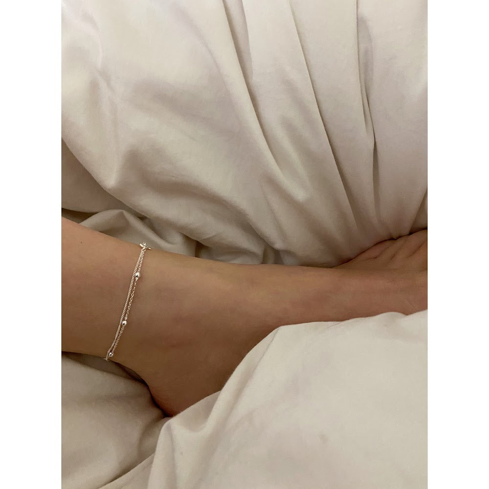 [925silver] Conte Anklet