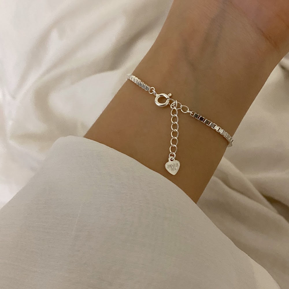 [925silver] Twinkle Box Bracelet