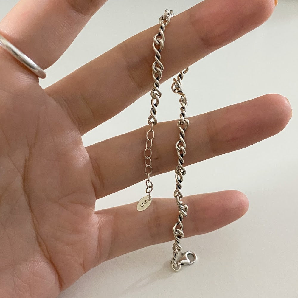 [925silver] Vintage Twist Bracelet