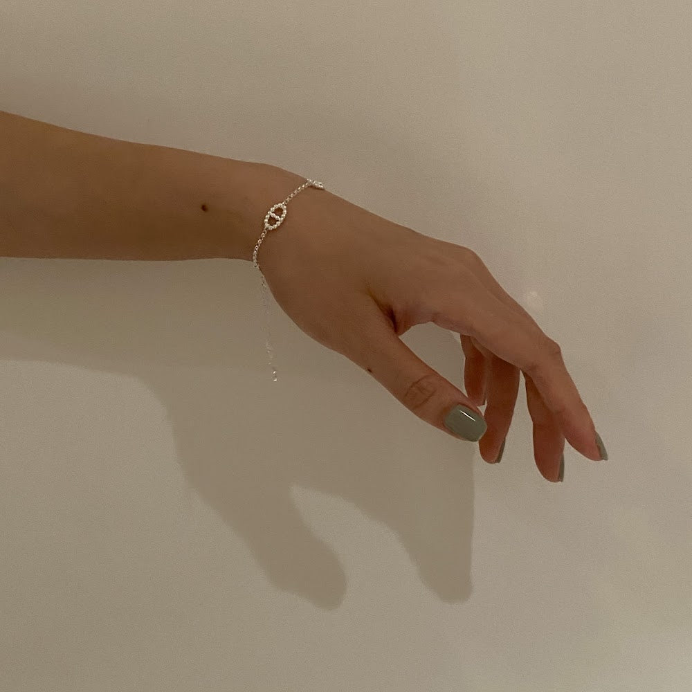 [925silver] Bubble Toggle Bracelet