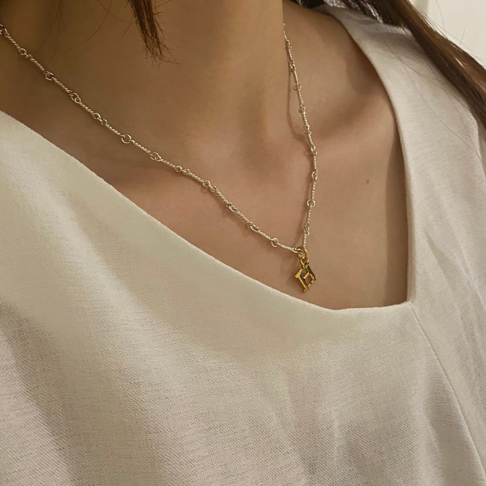 [925silver] Customized 🤍Bone Necklace