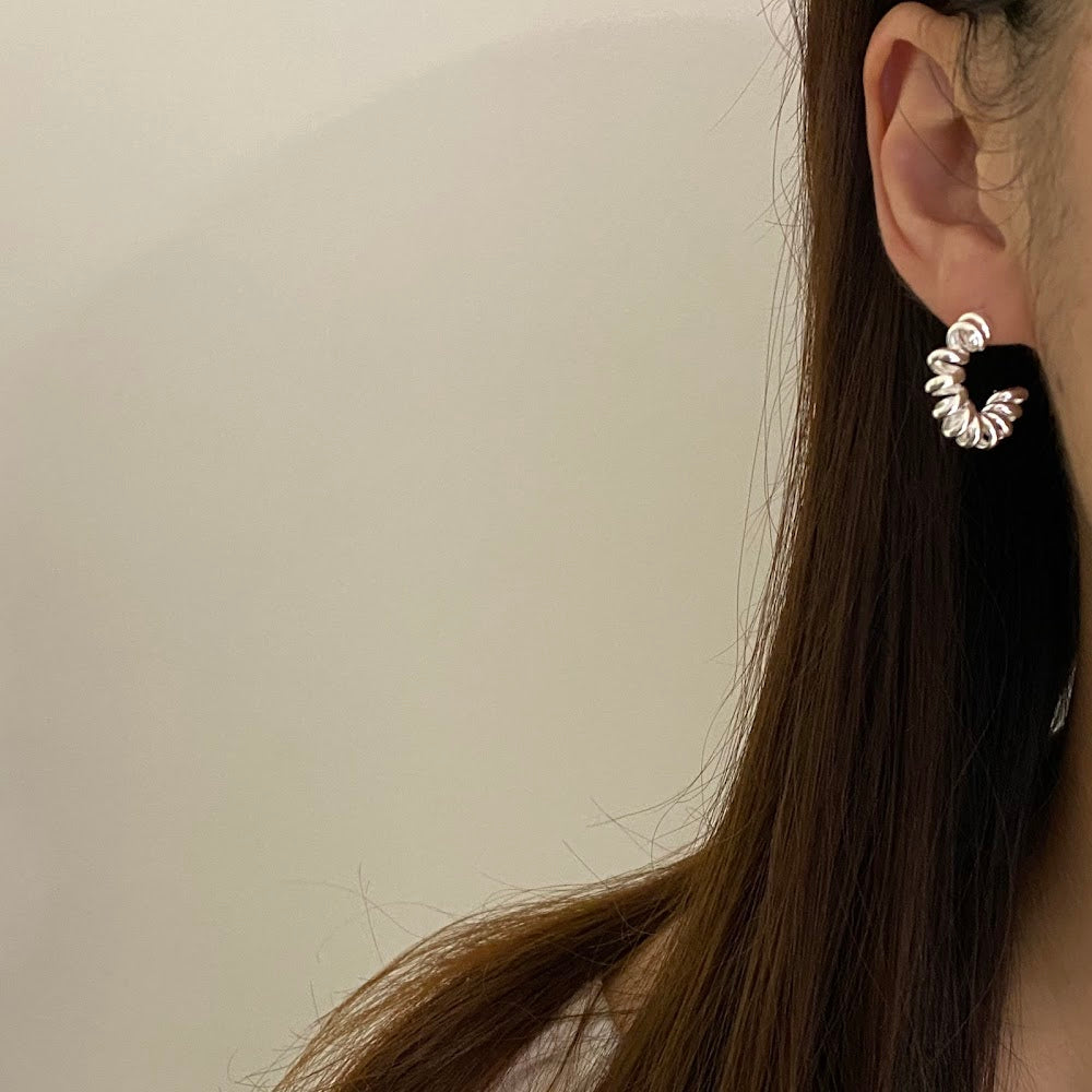 [925silver] Spring Earrings