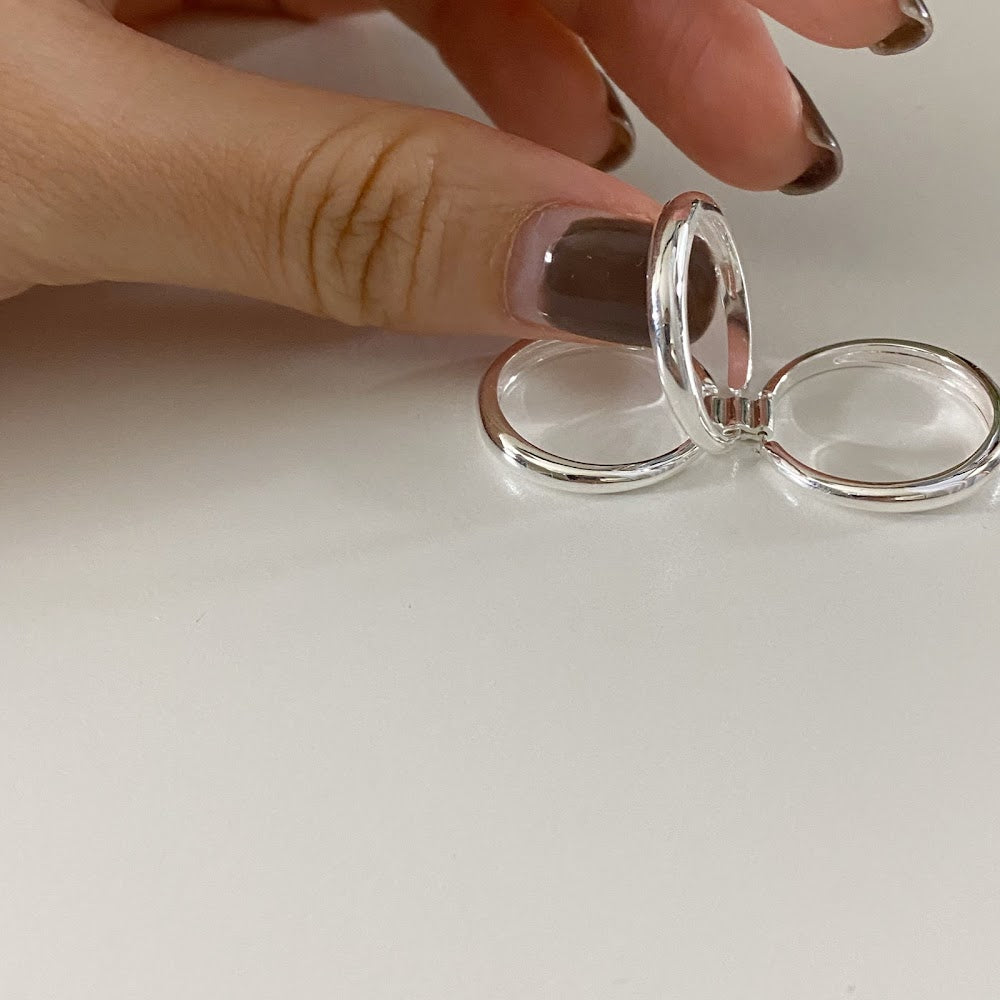 [925silver] Triple Ring