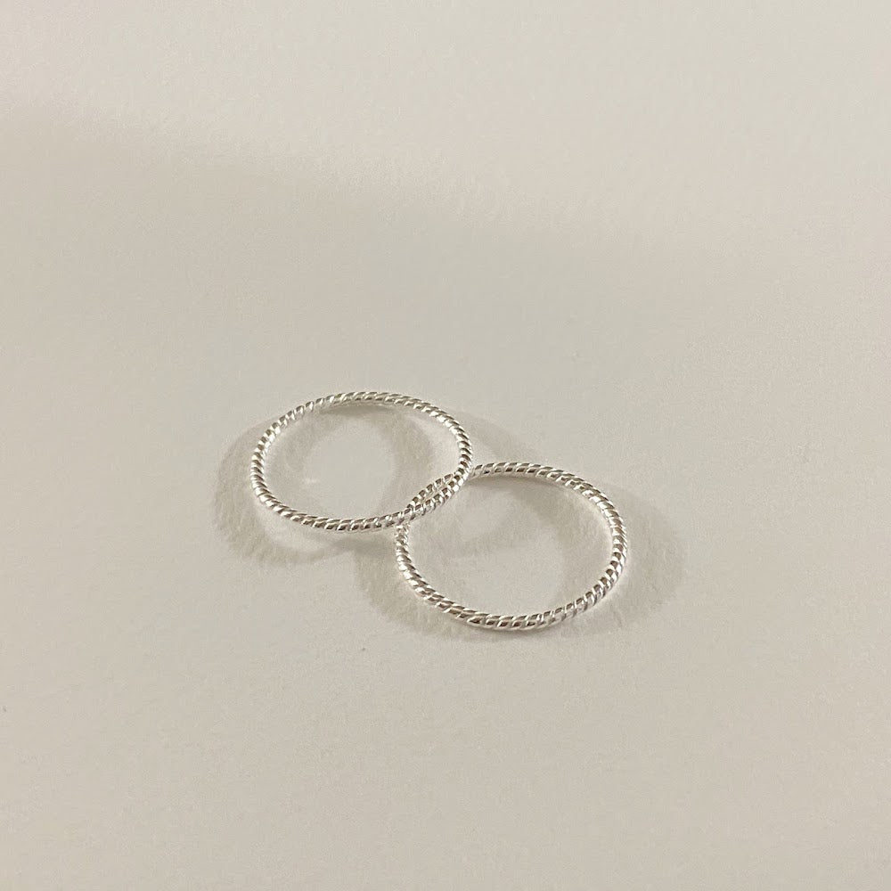 [925silver] Twist Ring #1