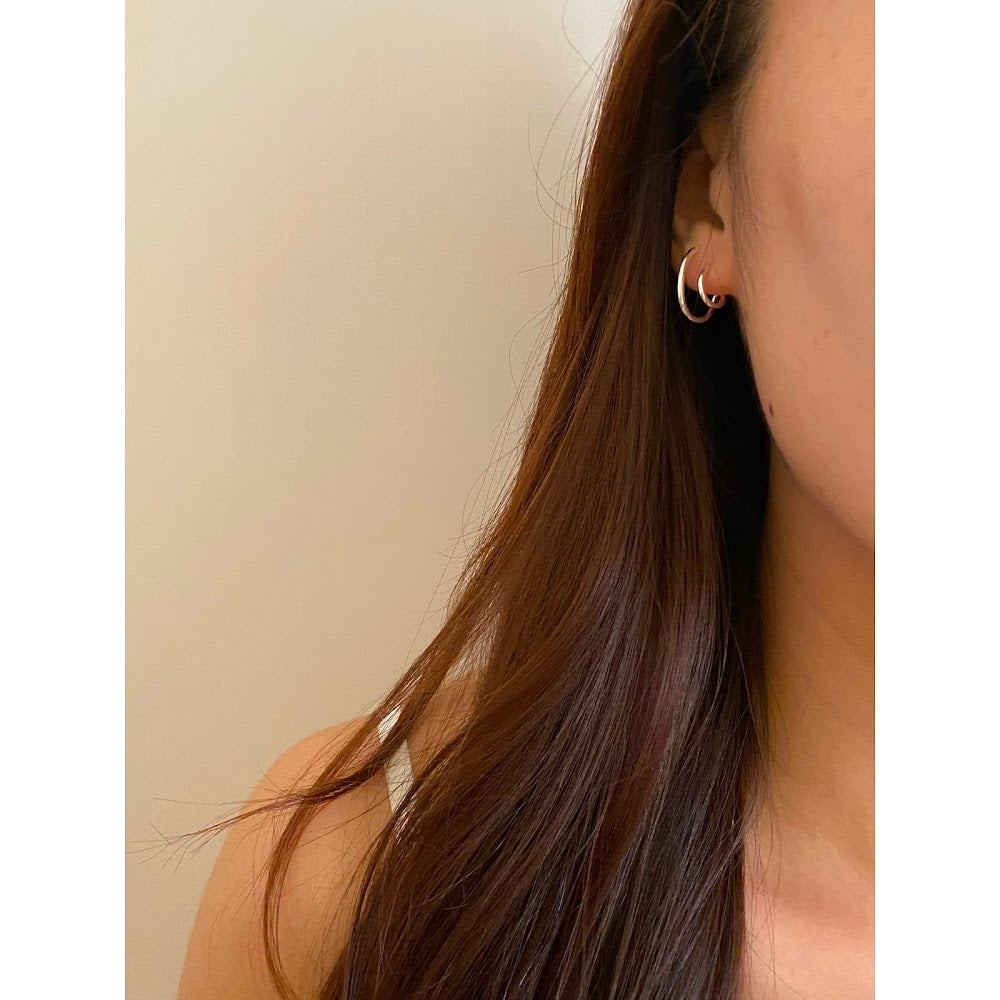 [925silver] Layer Earrings