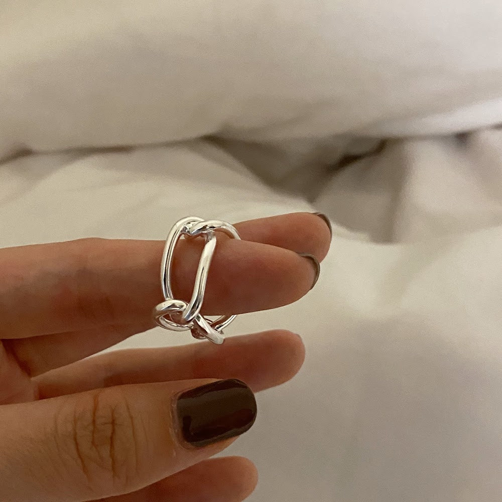 [925silver] Soft Chain Ring