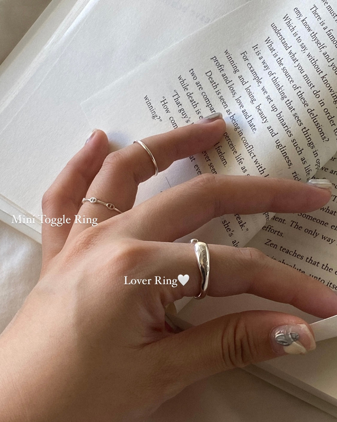 [925silver] 客制刻字 🖤 Lover Ring