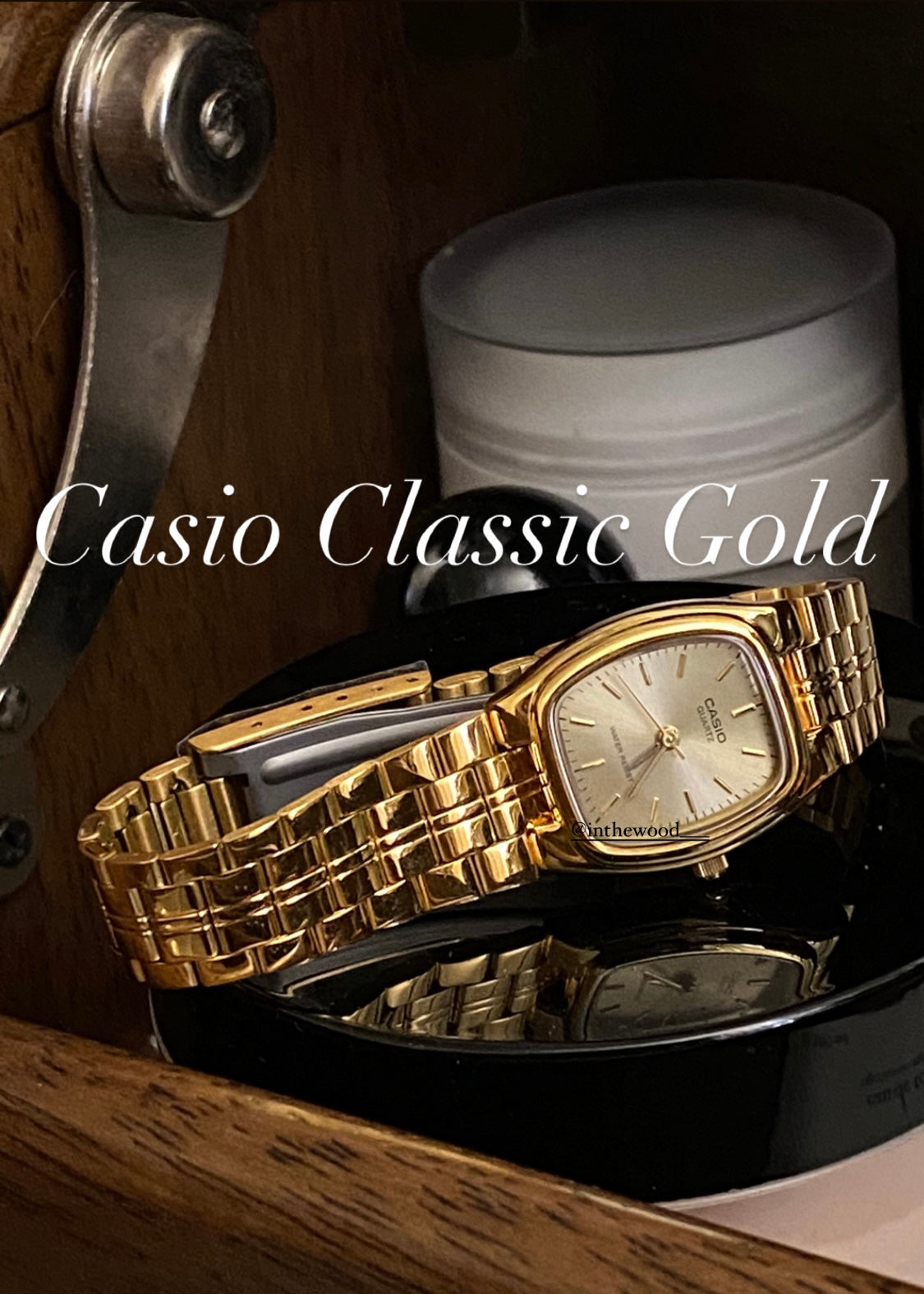 經典款🤍Casio Classic Gold Watch