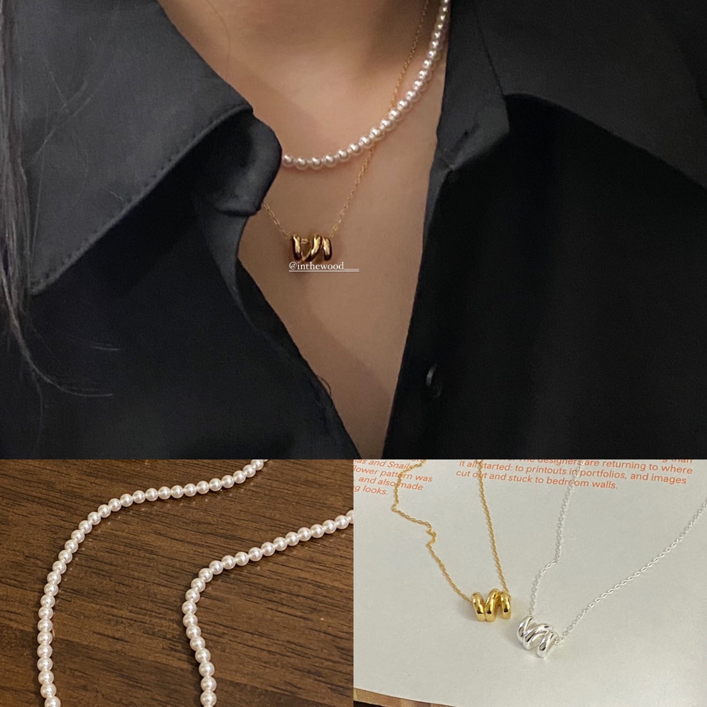 [925silver] Mini Pearl Necklace