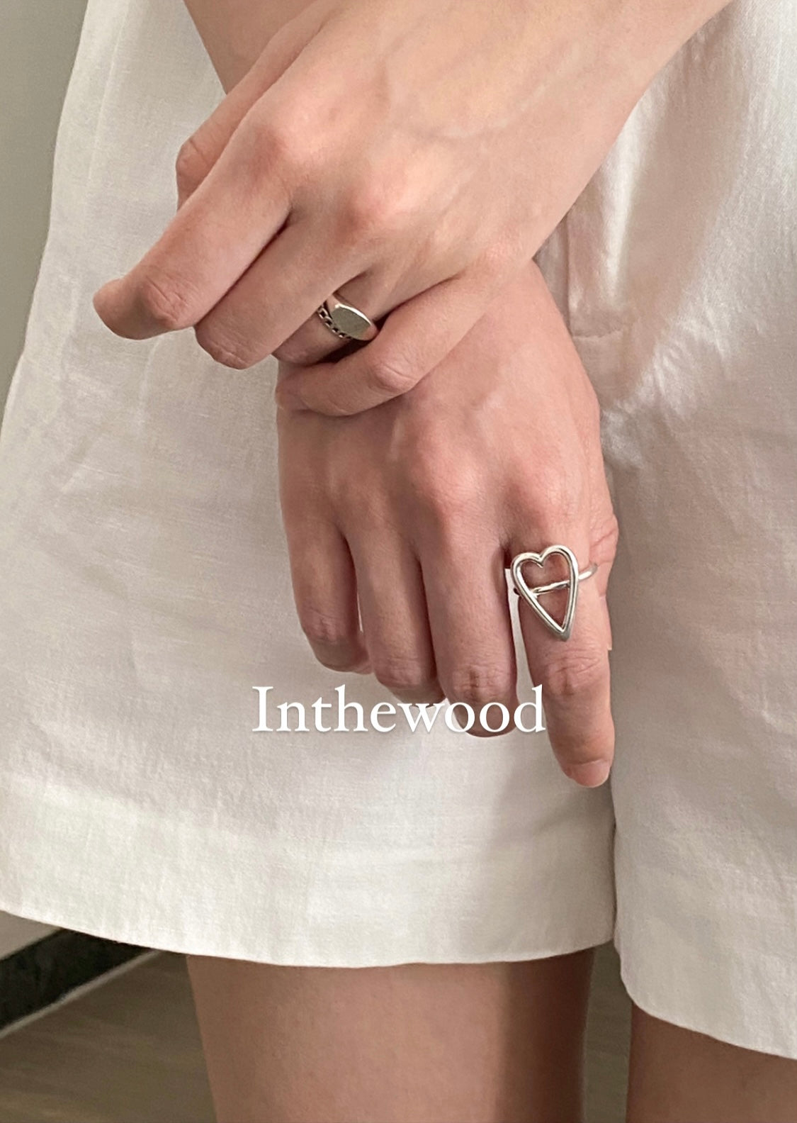 [925silver] Oh Heart Ring