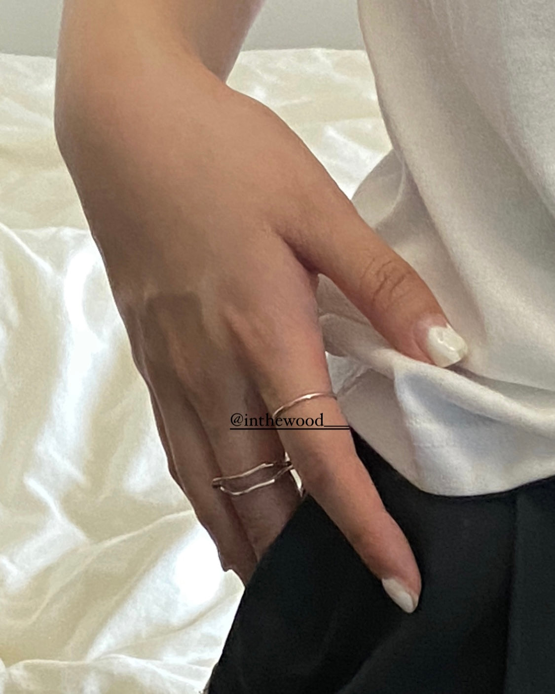 斷碼[925silver] Vintage Ribbon Ring