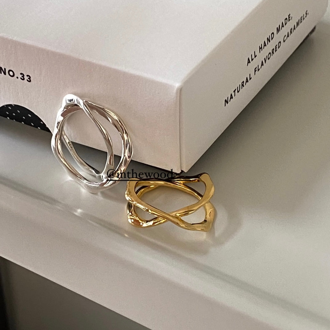 斷碼[925silver] Vintage Ribbon Ring