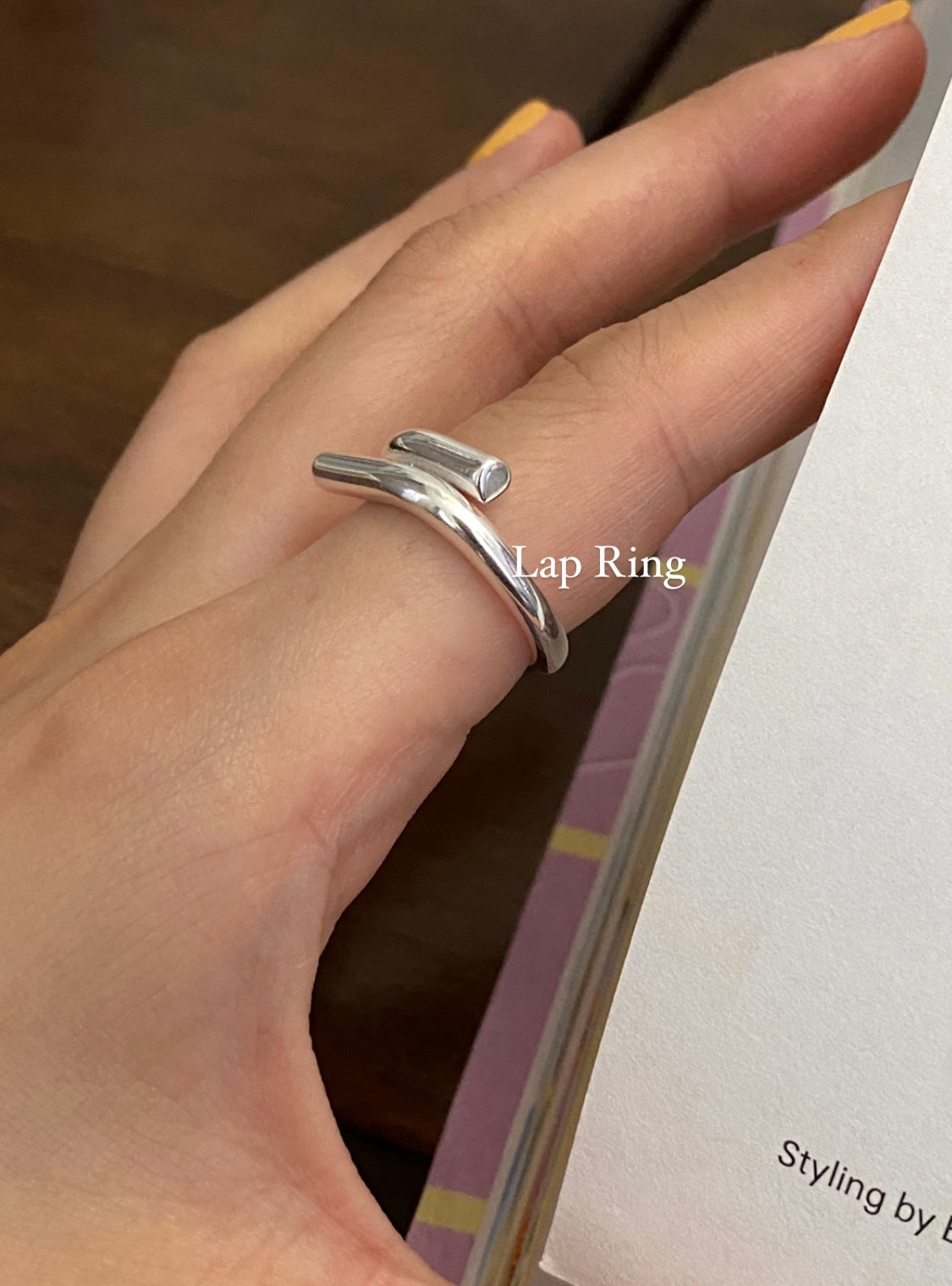 [925silver] Lap Ring