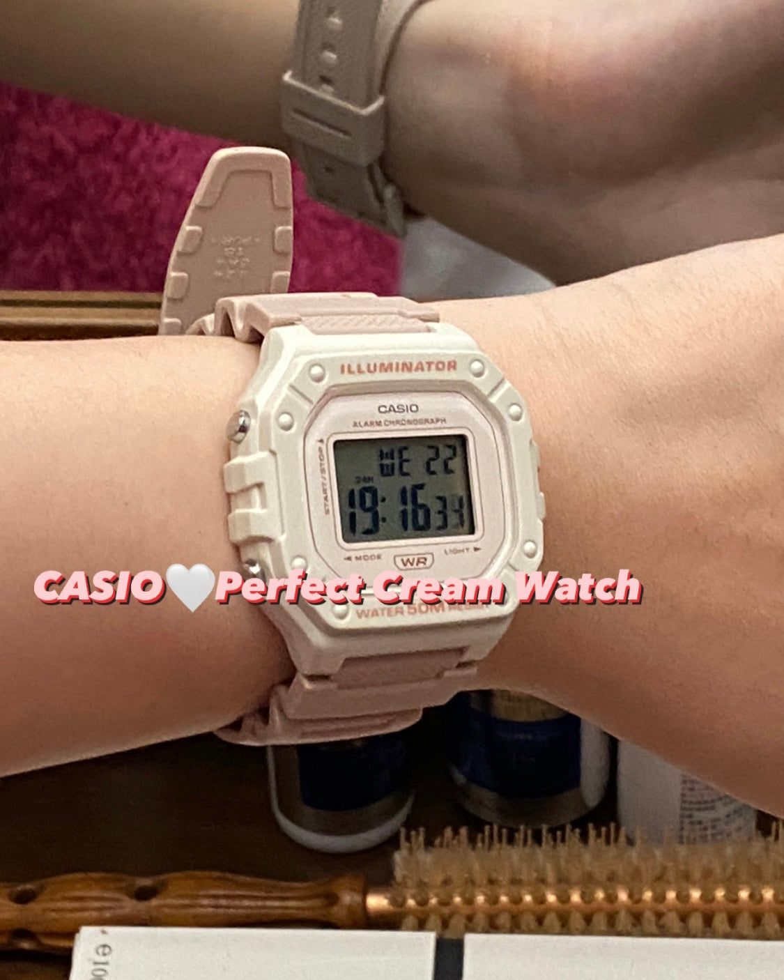 CASIO🤍Perfect Cream Watch