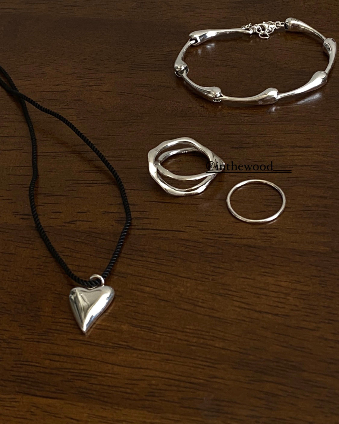 斷碼[925silver] Vintage Ribbon Ring