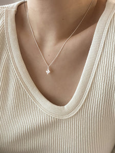 [925silver] Mini Initial Necklace