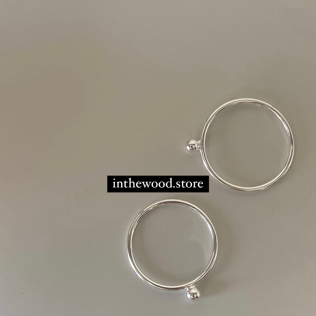 [925silver] Silver Dot Ring